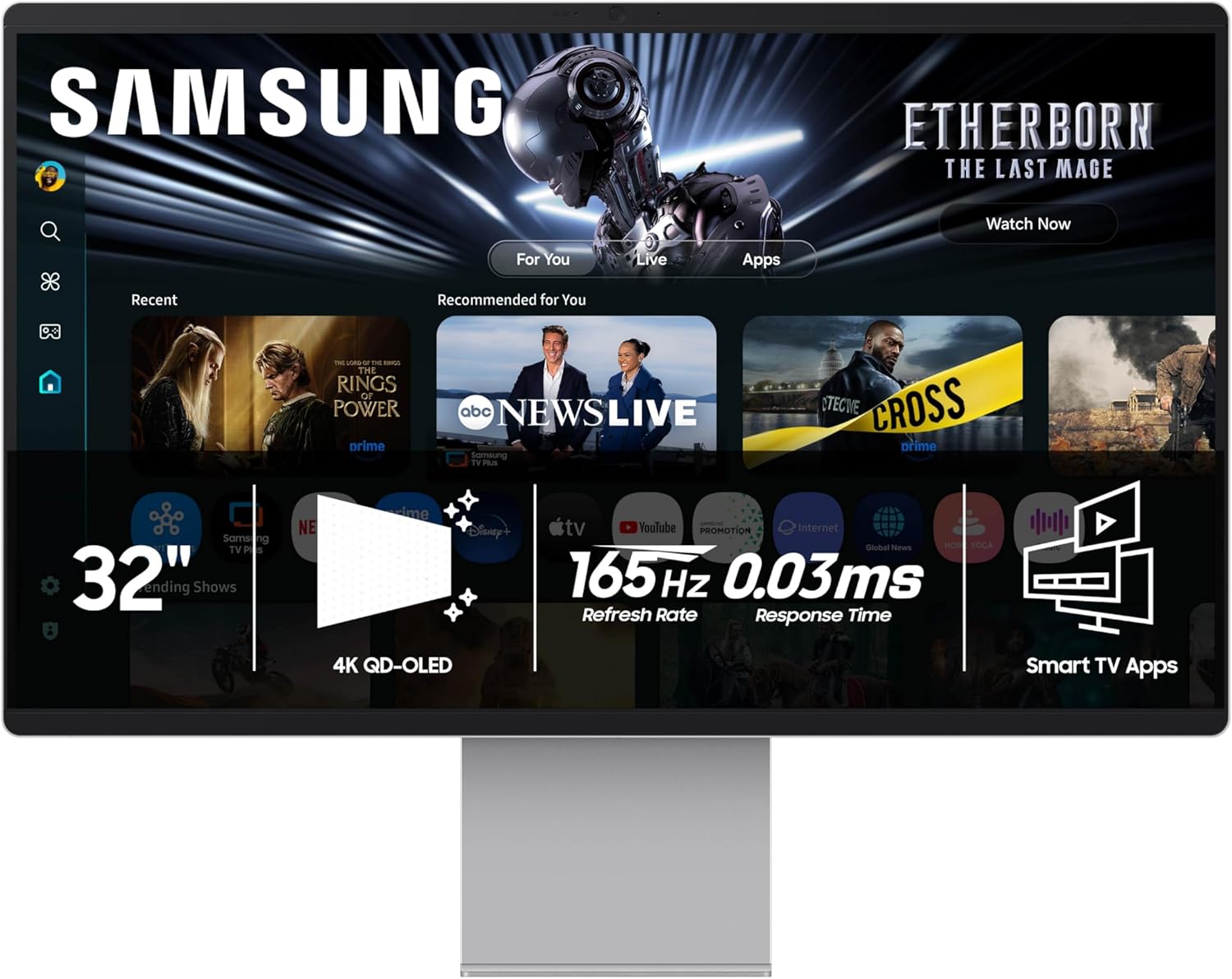 Samsung 32” OLED M9 (M90SF) Smart Monitor
